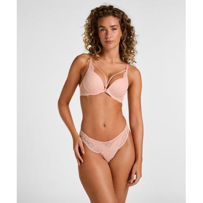 String HUNKEMÖLLER "Isadora Thong", Damen, Gr. M, rosa, 89% Polyamid, 11% Elasthan, Unterhosen String