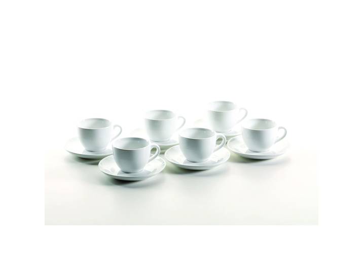MÄSER Kaffeetassenset, Porzellan Colombia 12tlg. - Farbe: weiss - 1419