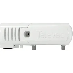 Televes BK-Verstärker 35dB RK KROK35RK65 5-65MHz PST+Entzerrer 553504 (Verstärker), SAT Zubehör, Weiss