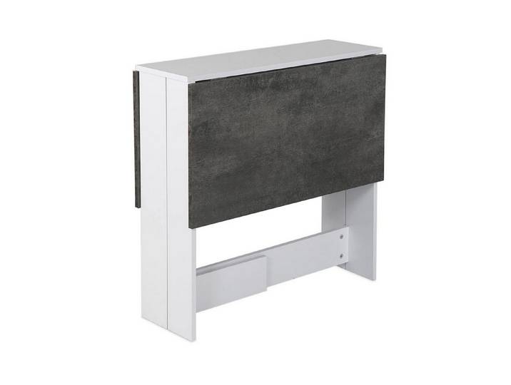 LuxusKollektion Klapptisch Klapptisch Esstisch weiss Beton 103x76cm (1-St)