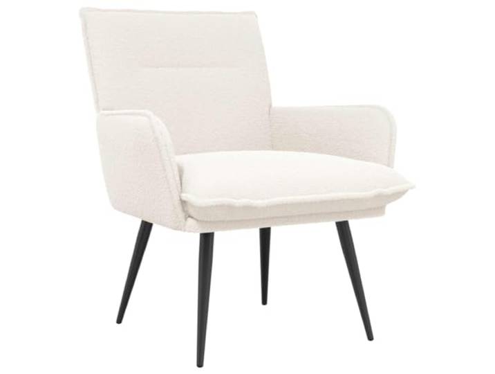vidaXL Sessel Creme Bouclé