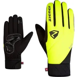 ZIENER Herren Handschuhe DONNI WS PR bike glove, Größe 10 in Gelb Gelb