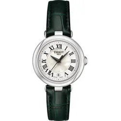 Tissot T-Lady Tissot Bellissima small T126.010.16.113.02 - Weißes Perlmutt,silber matt,grün - 26mm