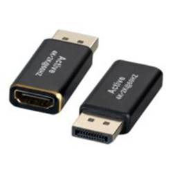 EFB ELEKTRONIK EFB-Elektronik - Videoadapter - DisplayPort männlich zu HDMI weiblich - Schwarz - aktiv, Support von 4K 30 Hz EB484-4K30