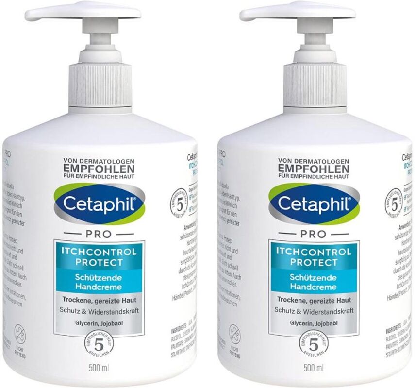 Cetaphil PRO ItchControl Protect Schützende Handcreme 2x500ml