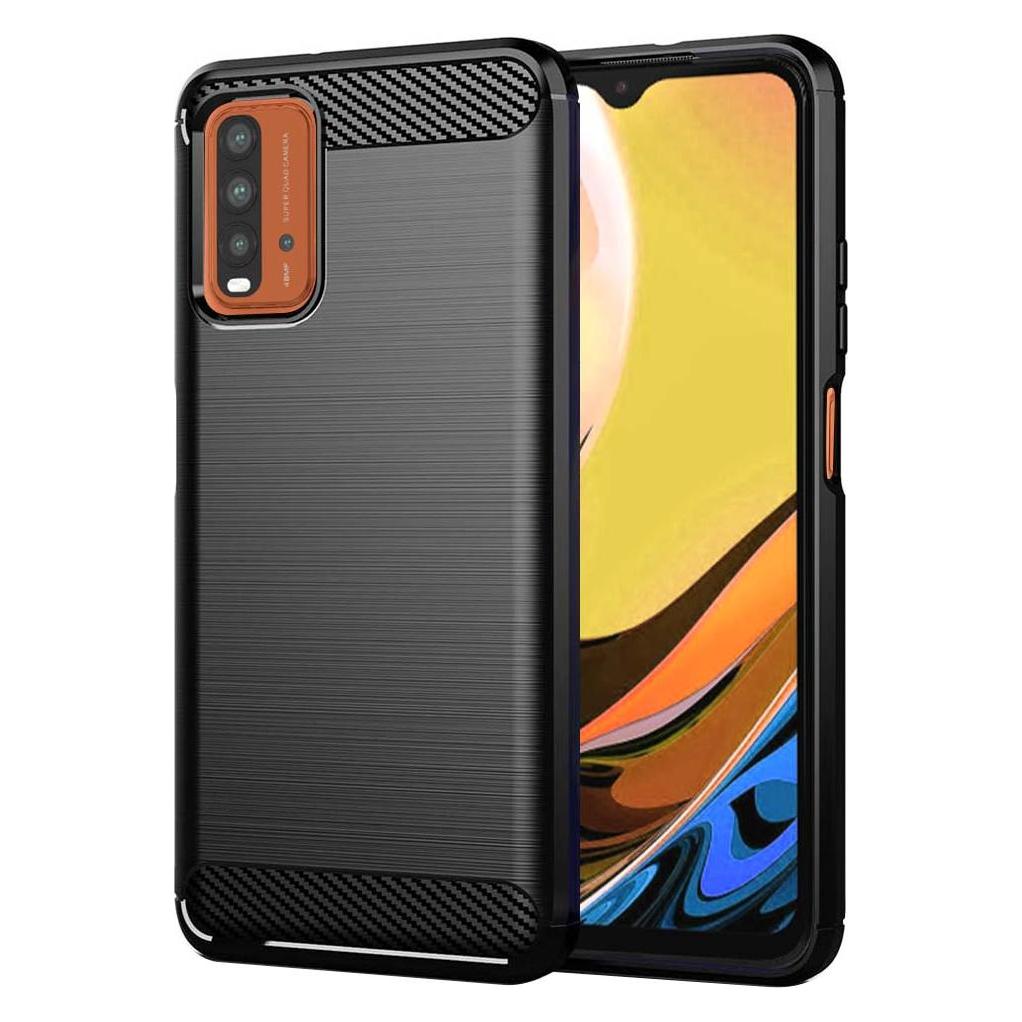 Techsuit - Carbon Silicone - Xiaomi Redmi 9T / Redmi 9 Power - Black (Xiaomi Redmi 9T) (56336912)