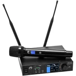 Omnitronic UHF-601 1-Kanal Funkmikrofon-System 520-554 MHz, Mikrofon