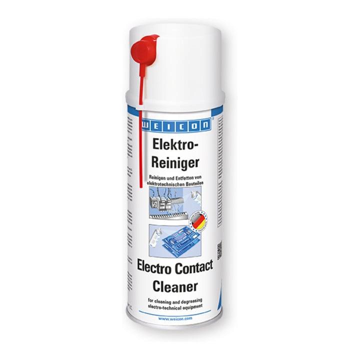 WEICON Elektroreiniger, Reiniger für elektrotechnische oder mechanische Bauteile, 400 ml, farblos, transparent (11210400)