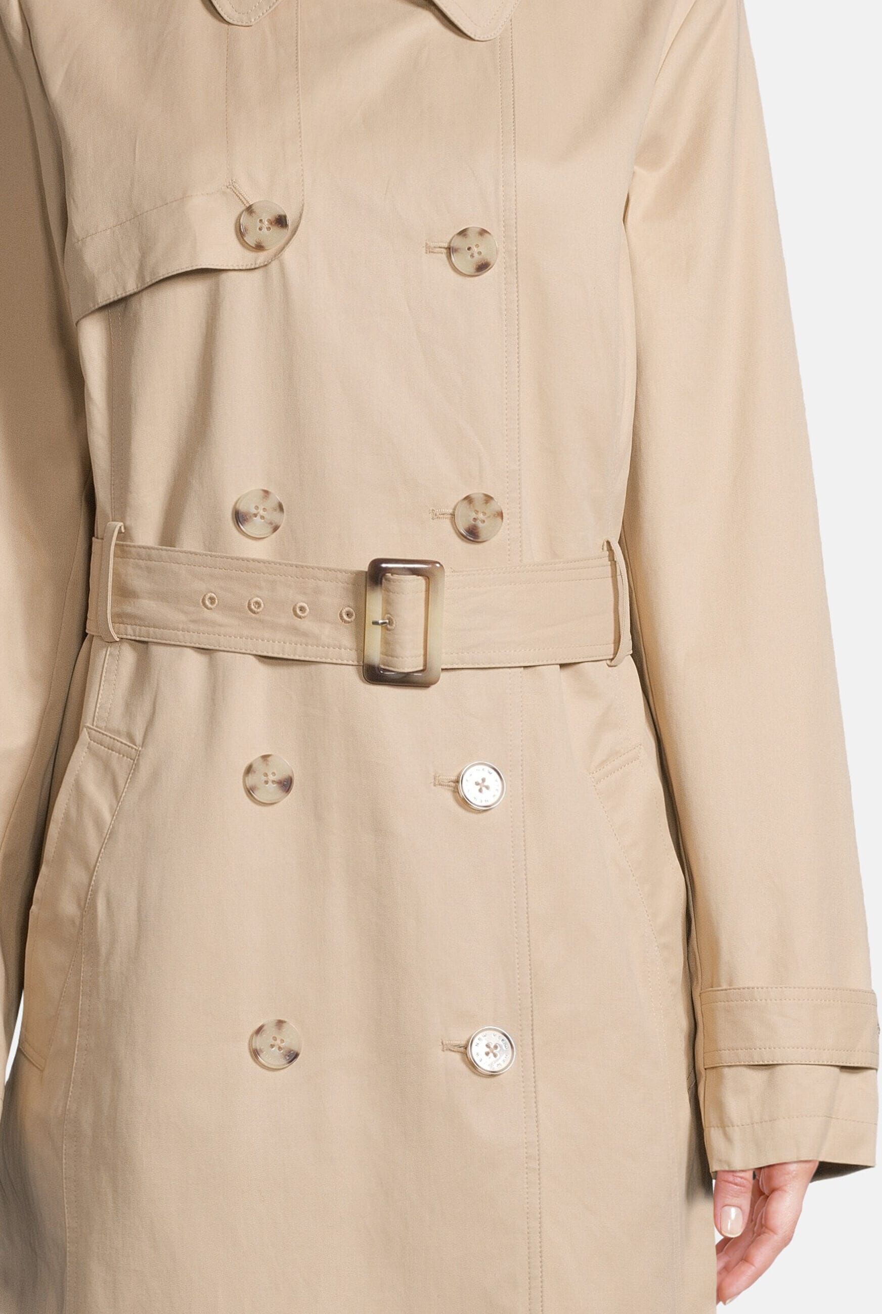 Trenchcoat NEW VIEW "Taylor", Damen, Gr. L, beige, Casual, regular fit, Mäntel, Liegekragen