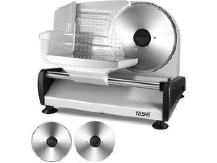 Trancheuse Électrique - YASHE - 250W - Lames 19cm - Épaisseur Réglable - Sécurité Enfant