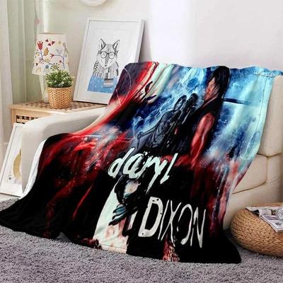 Uplift Picks The Walking Dead Zombie Throw Blanket Soft Flannel Sofa And Bed Cover 8 150x200 Cm