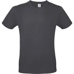 B&C Herren T-Shirt #E150 TU01T dark grey (solid) S