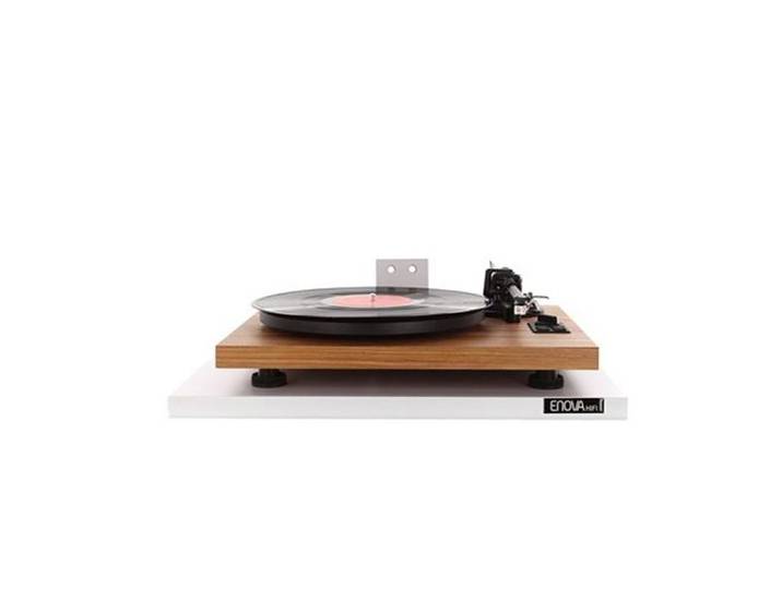 Étagère - ENOVA - TURNTABLE WALLMOUNT WH - Blanc - Bois contreplaqué - Design contemporain