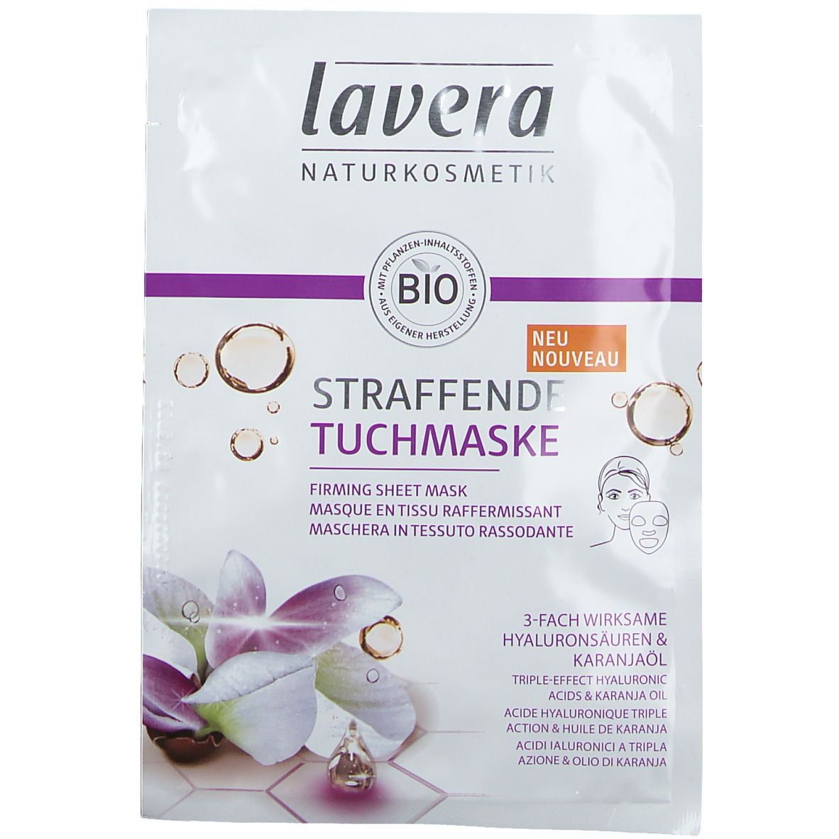 Lavera straffende Tuchmaske 1 St Tücher