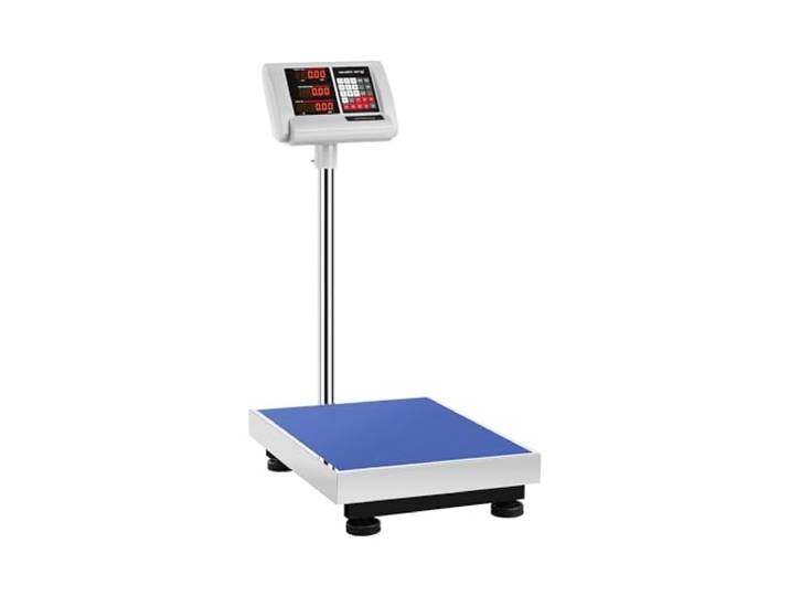 Steinberg Systems SBS-PF-150/10A Weegschaal - LED 150 kg / 10 g - 40x50 cm Platformweegschaal - Beste weegschaal - Weegschalen