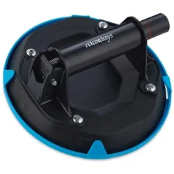 Relaxdays 2 x Vakuum Saugheber Blau,Schwarz