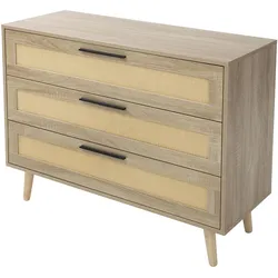 KOMMODE 100x77x40 cm Eiche-Optik