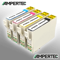 4 Ampertec Tinten ersetzt Epson C13T10H940 604XL 604 Multipack KCMY