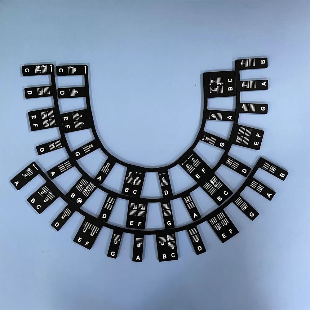 INF Autocollant de piano en silicone 88 touches : Apprenez facilement le piano