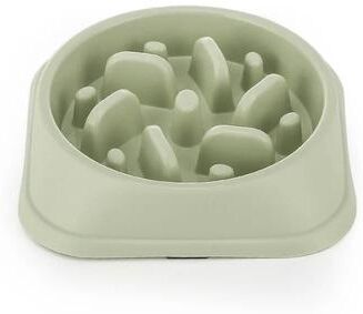 Inspired Finds Slow Feed Non Slip Puzzle Dog Bowl For Healthy Eating green
