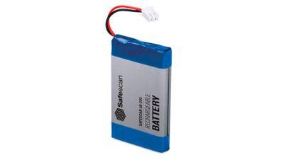 Akku Safescan LB-205, für Geldwaage 6165 & 6185, für bis zu 30 Stunden, wiederaufladbar, blau-grau