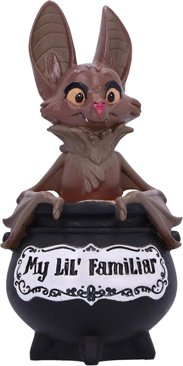Vesper Figurine Beeldje Vleermuis Handgeschilderd Multicolor - Hoogte: 10.5 cm