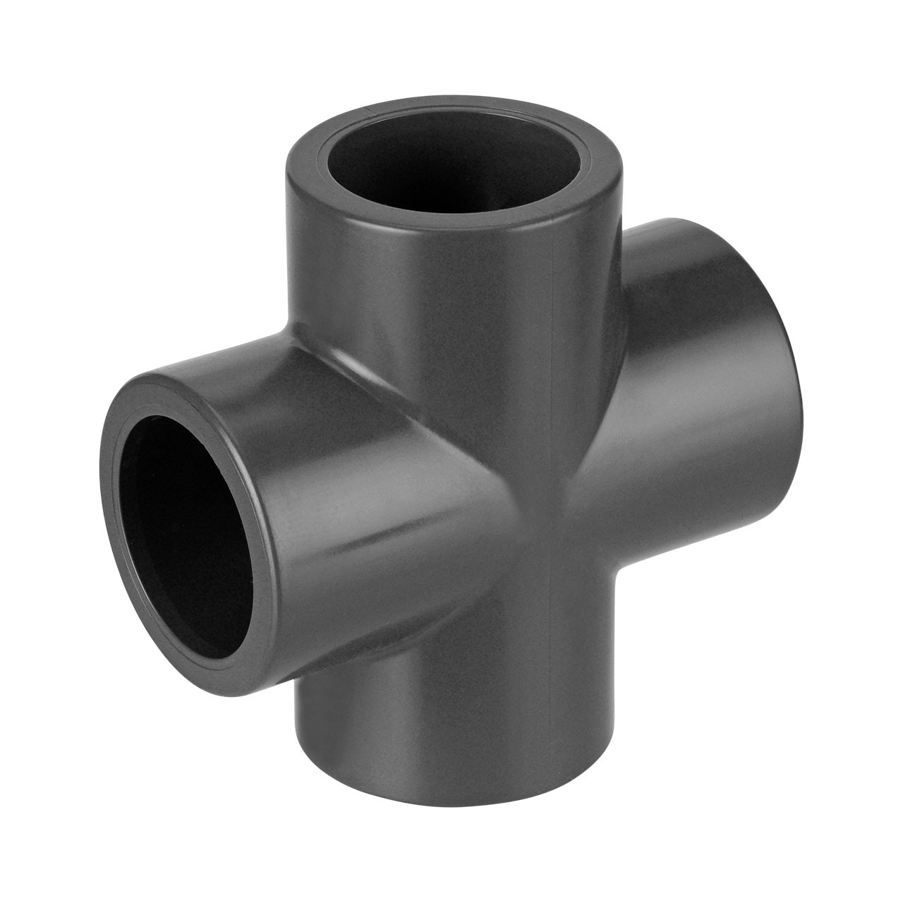 REKUBIK PVC-U Kreuzstück 4x Klebemuffe 40mm x 40mm x 40mm x 40mm 7109040