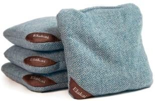 Skip's Garage Elakai Herringbone All-Weather Pro Cornhole Bags (Set of 4)