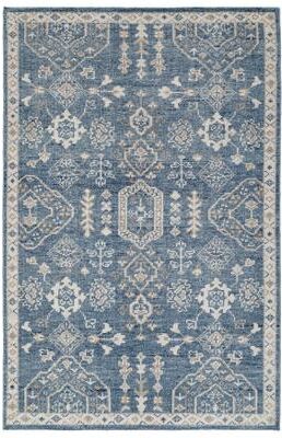 Terra by Obeetee Tuscany Morrisa Blue Rug