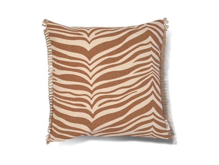 Classic Collection Coussin Classic Collection Zebra 50x50 cm Glazed Ginger
