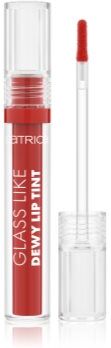 Catrice Glass Like Dewy Lip Tint brilho para lábios com alta pigmentação com efeito hidratante tom 060 The Happy Choice 3 ml. Glass Like Dewy Lip Tint