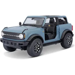 Maisto 31457 - Modellauto - Ford Bronco Badlands '21 (blau, Maßstab 1:18)
