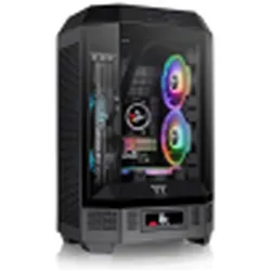 Thermaltake The Tower 300 (mATX, Mini-ITX), PC Gehäuse, Schwarz