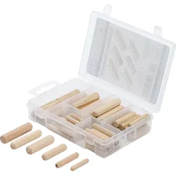 BGS DIY 88162 Sortiment Holzdübel 5 - 10mm 53 teilig