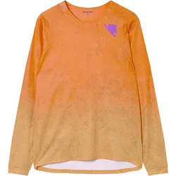 Endura, Herren, Velotrikot, Singletrack Print L/S Trikot (S), Orange, S