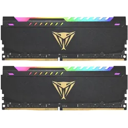 Patriot Extreme Performance Viper Steel RGB (2 x 8GB, 3600 MHz, DDR4-RAM), RAM, Schwarz