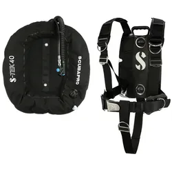Scubapro S-Tek Pro System-Harness-Donut Wing-18kg