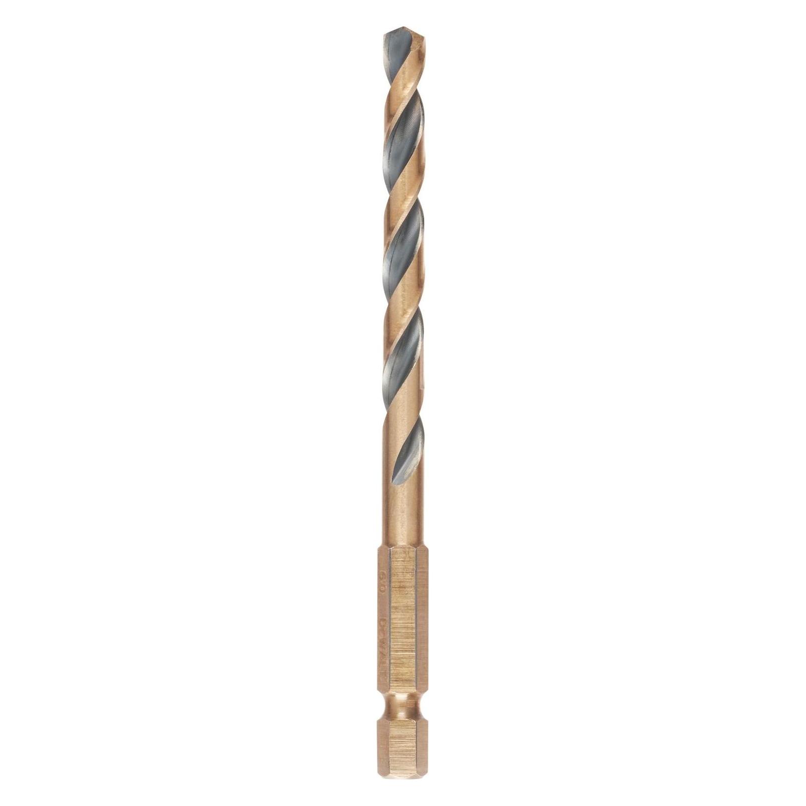 DeWalt DT20608QZ HSSG MetallSpiralbohrer 1 Stück 6 mm Gesamtlänge 102 mm korr (6 Millimeter) (DT20608-QZ)
