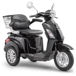 Luxxon E-Dreirad E3800 20 km/h (Mofa-Klasse) schwarz