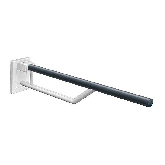 Hewi Duo Stützklappgriff 950.50.1319184 mobil, Ausladung 850, Abdeckung signalweiß, umbra