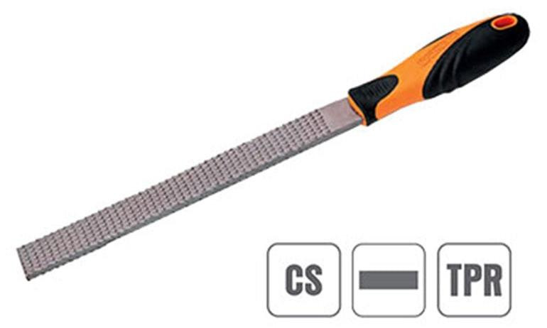 Kendo Platte parallelle rasp met handvat, 200 mm