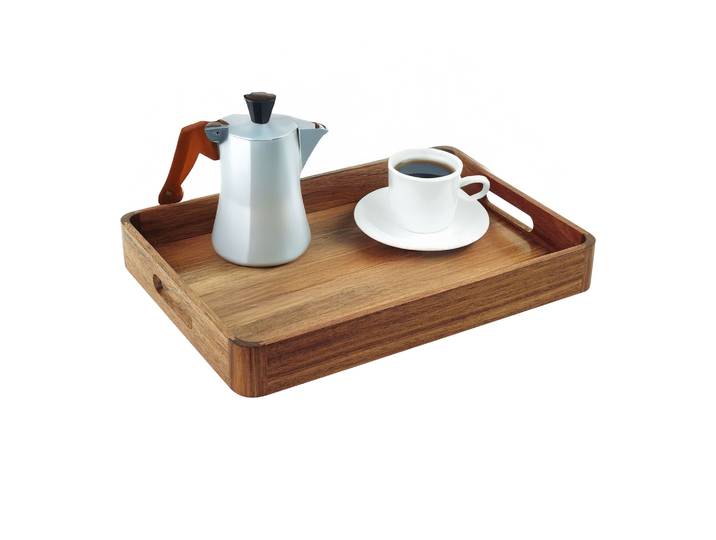 Serviertablett Akazienholz Braun
