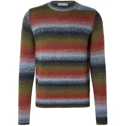 Tchibo - Pullover mit Wolle - Herren - Gr. L - blau/gestreift