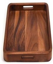 Kalmar Home Medium Rectangular Serving Tray - Solid Bottom