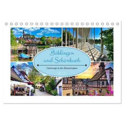 Böblingen und Schönbuch (Tischkalender 2027 DIN A5 quer), CALVENDO Monatskalender