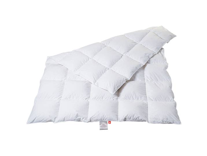 Duvetsuisse.com Mittleres Gänsedaunen-Duvet - Farbe: weiss - Schweizer Möbelhersteller - 1332