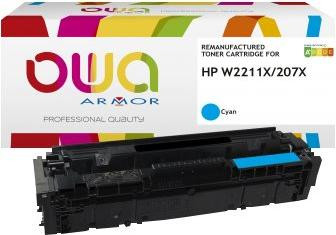Armor OWA Cyaan Toner Cartridge met hoge capaciteit compatibel met HP 207X