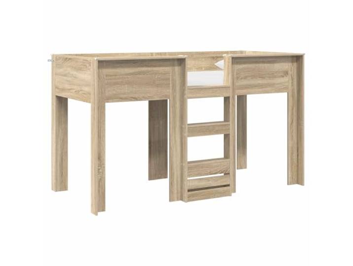 ZQQLVOO Etagenbett Sonoma-Eiche 75 x 190 cm Holzwerkstoff Zwei Etagen, Standardmatratzen, geteilte Zimmer, Zwillinge, Geschwister, platzsparend, trockenes Tuch