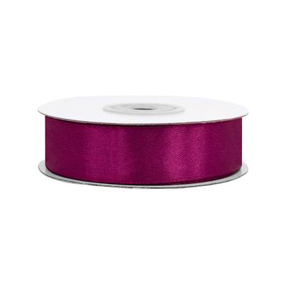 Creativery 18mm Satinband 25m Schleifenband Geschenkband Stoffband Bänder Uni Weinrot