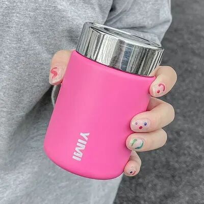 Uplifted Trends Mini Stainless Steel Thermos Mug Portable Vacuum Flask For Coffee Tea And Travel red